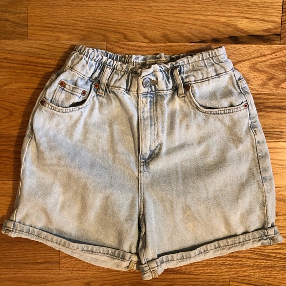 Zara Light Blue Denim Girls Shorts Size 10 - Picture 1 of 8